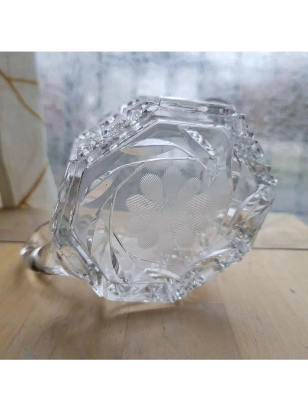 Antique 1910s-20s EAPG McKee Glass Creamer Floral Innovations